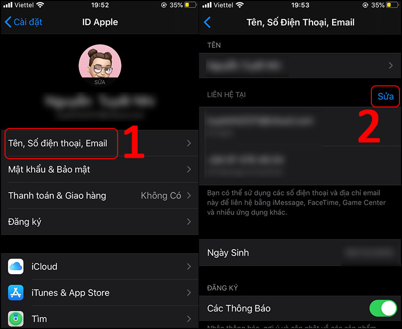 Cách thay đổi Apple ID (iCloud) trên iPhone không làm mất dữ liệu
